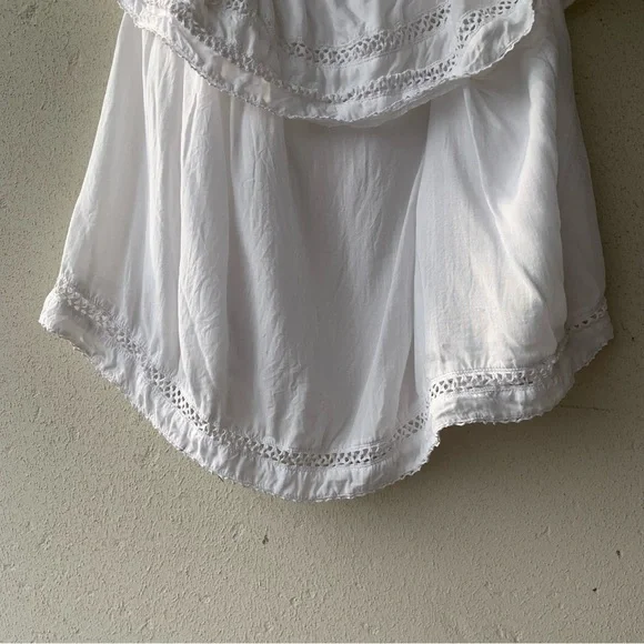 Wilfred White Ruffled Women's Top - Picture 4 of 10